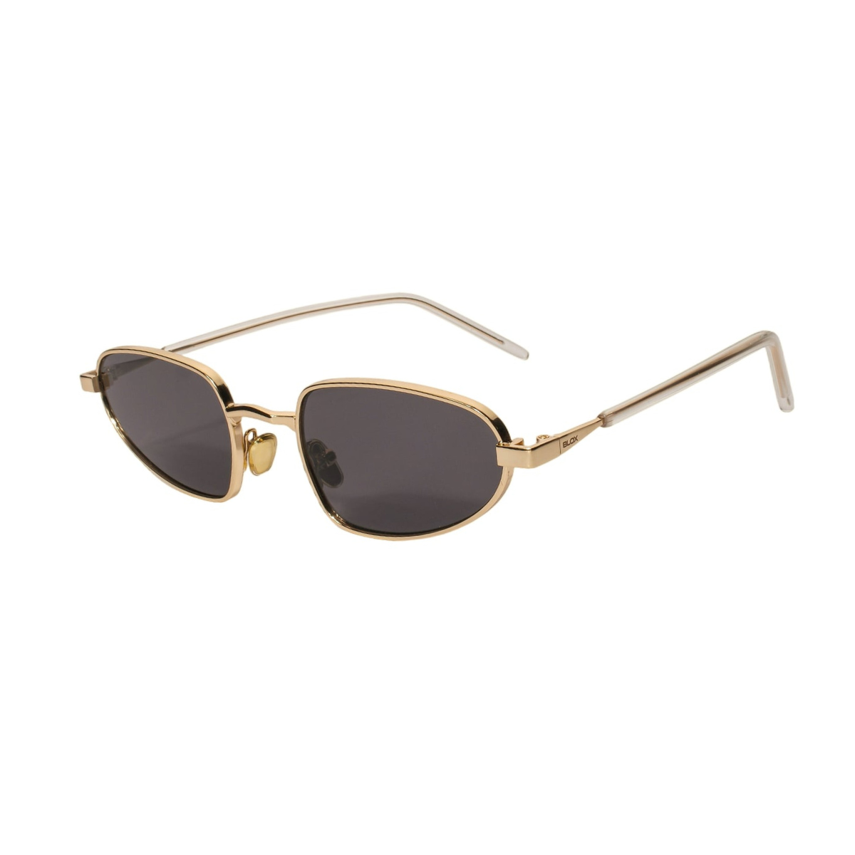 Óculos de Sol Quadrados com Proteção UV400 Preto – LUMAVI Amalfi