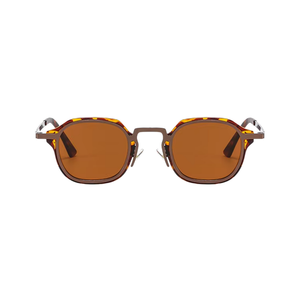 Óculos de Sol Gatinho com Proteção UV400 Leopardo/Marrom – LUMAVI Santorini