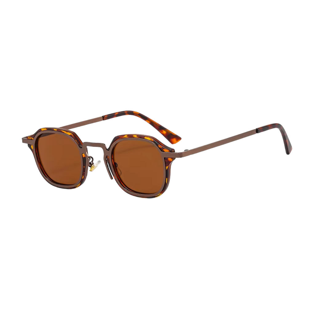 Óculos de Sol Gatinho com Proteção UV400 Leopardo/Marrom – LUMAVI Santorini