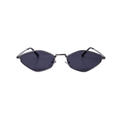Óculos de Sol Aviador com Proteção UV400 Prata/Preto – LUMAVI Capri
