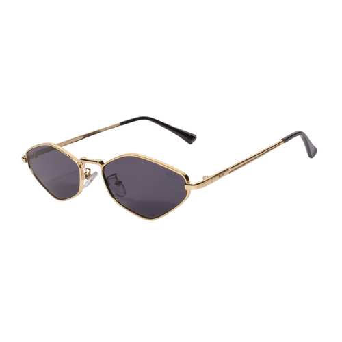 Óculos de Sol Aviador com Proteção UV400 Dourado/Preto – LUMAVI Capri