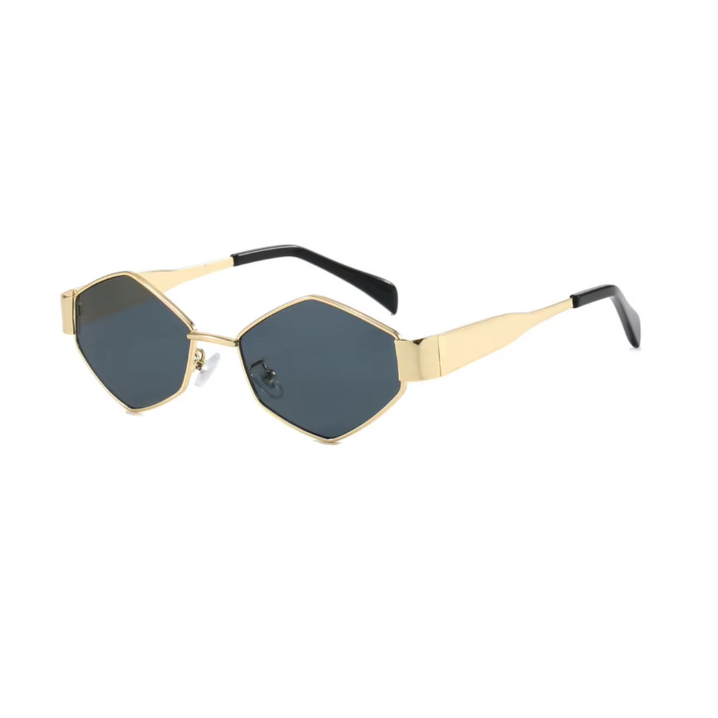 Óculos de Sol Redondos com Proteção UV400 Preto – LUMAVI Cannes