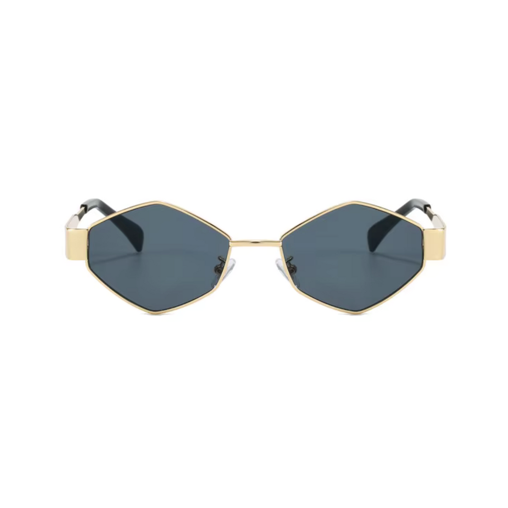 Óculos de Sol Redondos com Proteção UV400 Preto – LUMAVI Cannes