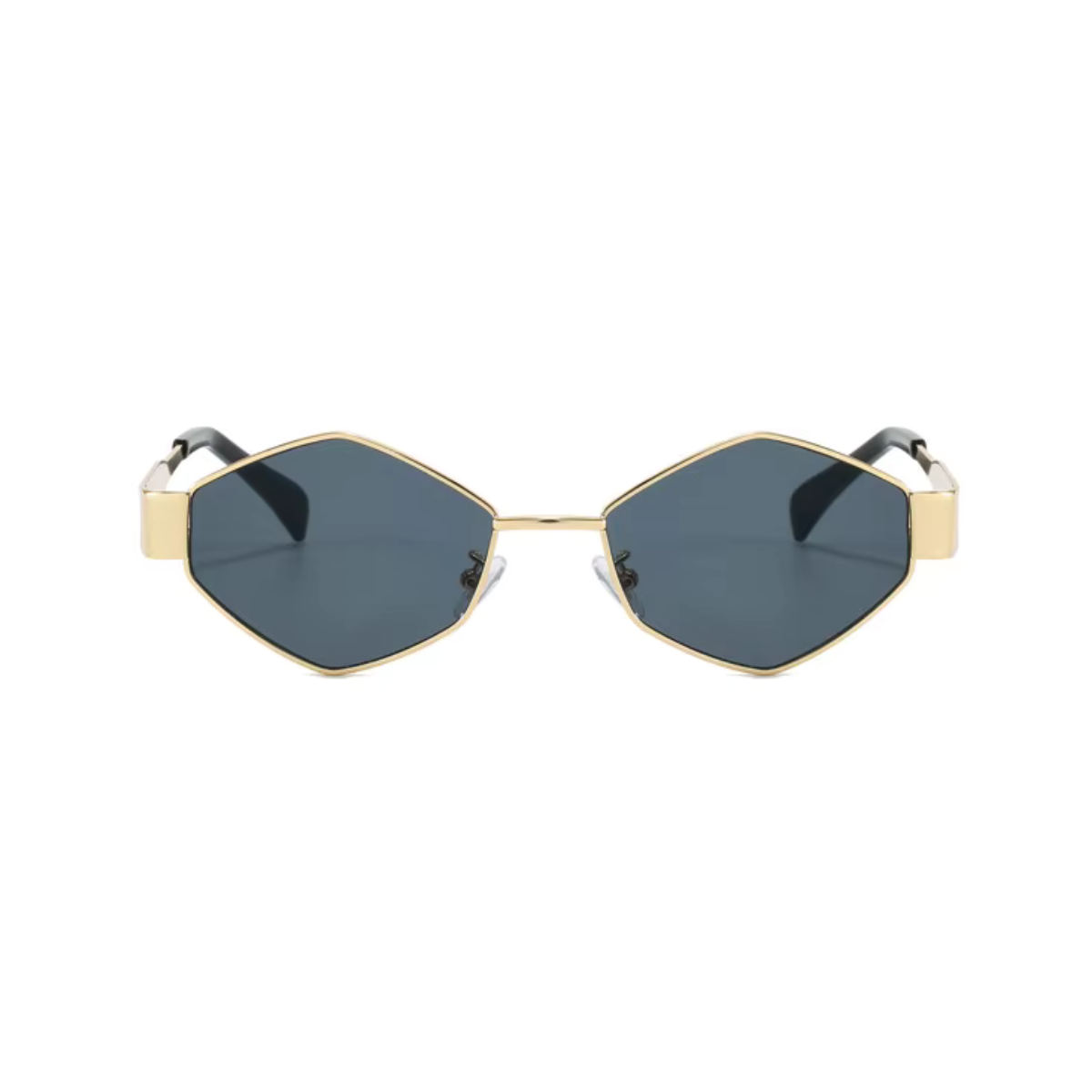 Óculos de Sol Redondos com Proteção UV400 Preto – LUMAVI Cannes