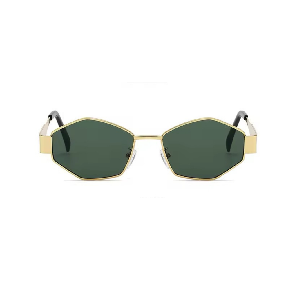 Óculos de Sol Redondos com Proteção UV400 Verde – LUMAVI Cannes