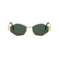Óculos de Sol Redondos com Proteção UV400 Verde – LUMAVI Cannes