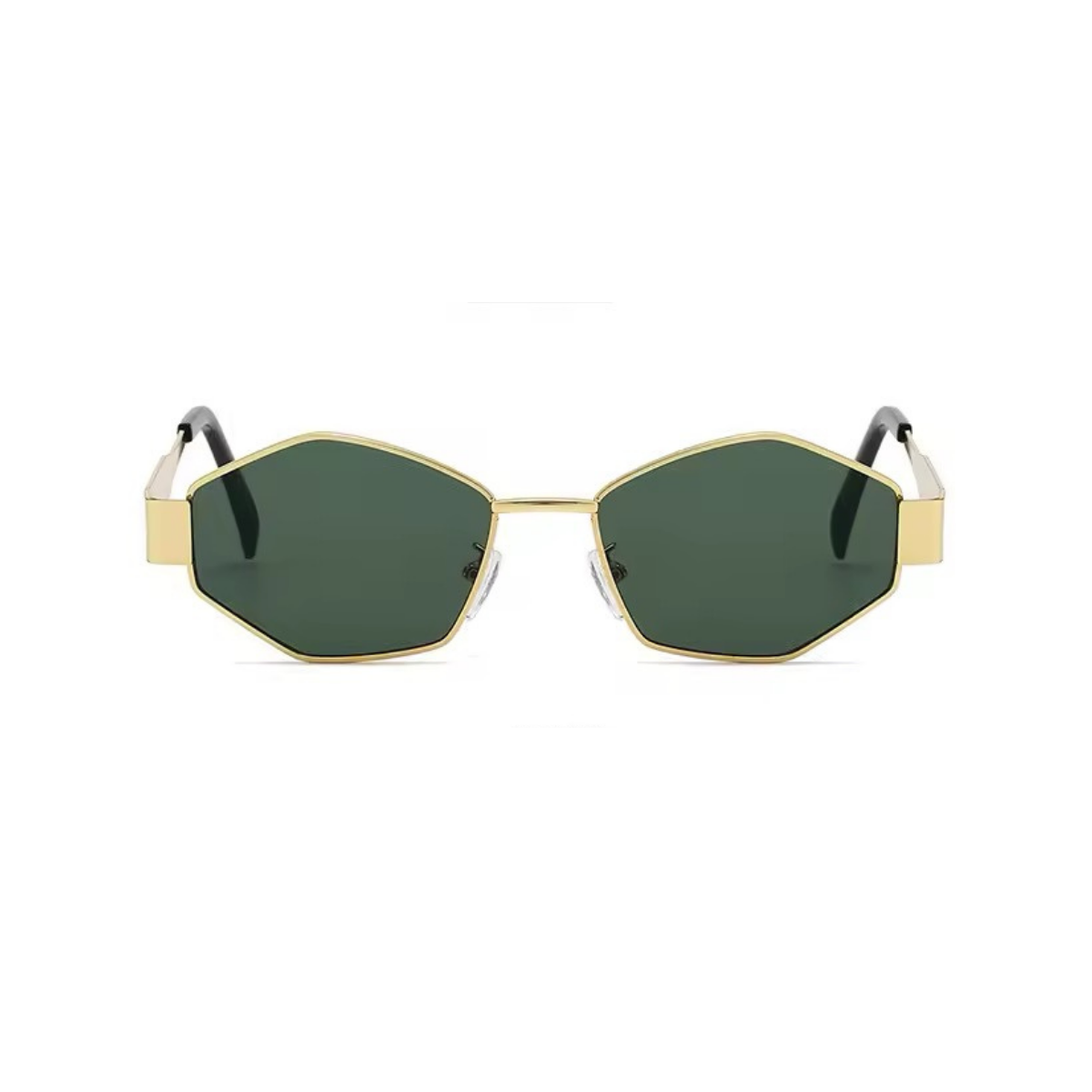 Óculos de Sol Redondos com Proteção UV400 Verde – LUMAVI Cannes