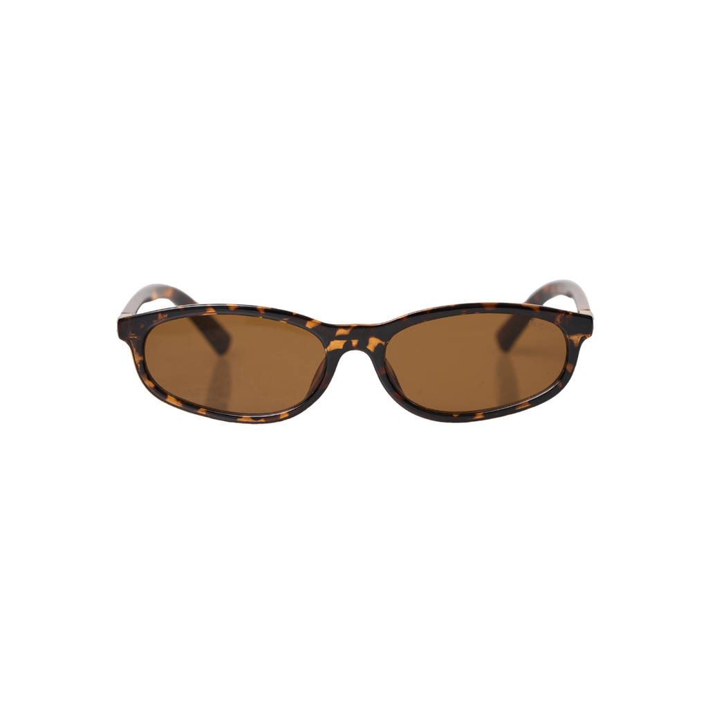 Óculos de Sol Hexagonais com Proteção UV400 Leopardo/Marrom – LUMAVI Nice