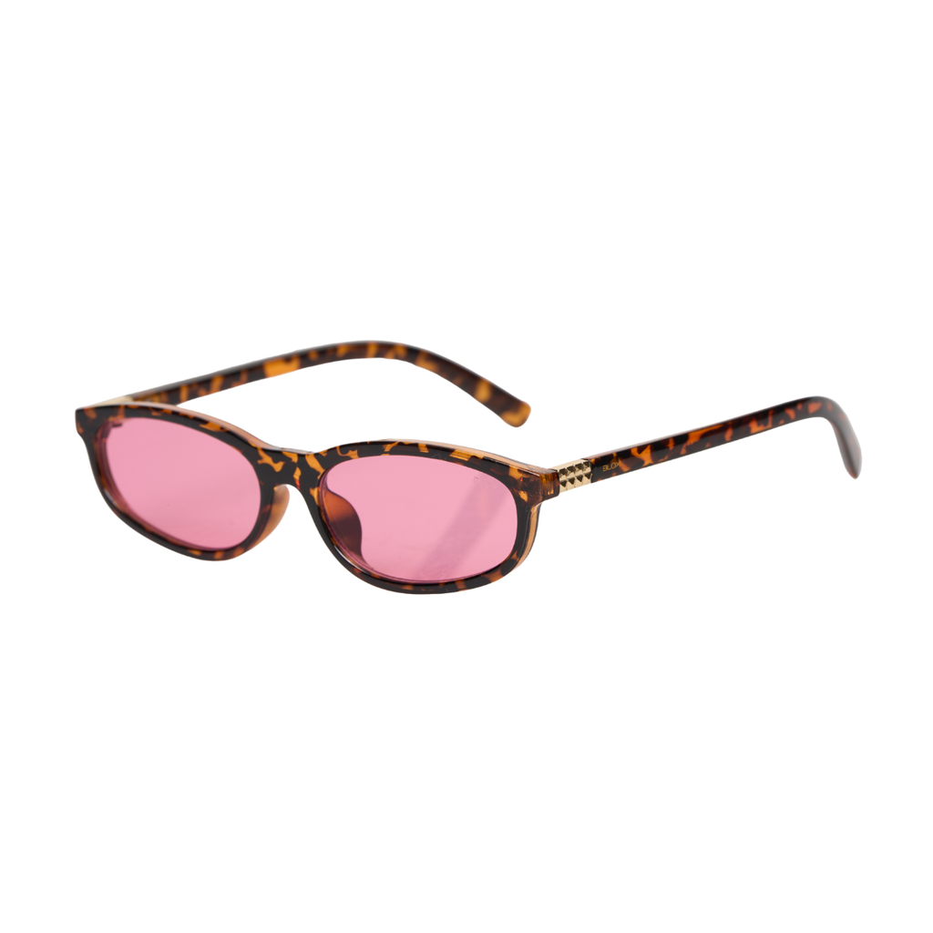 Óculos de Sol Hexagonais com Proteção UV400 Rosa – LUMAVI Nice