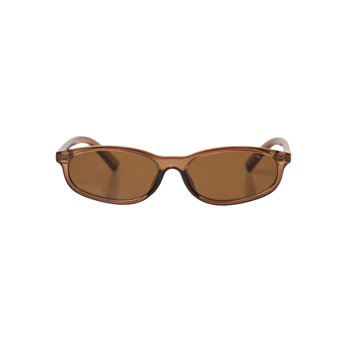 Óculos de Sol Hexagonais com Proteção UV400 Marrom – LUMAVI Nice