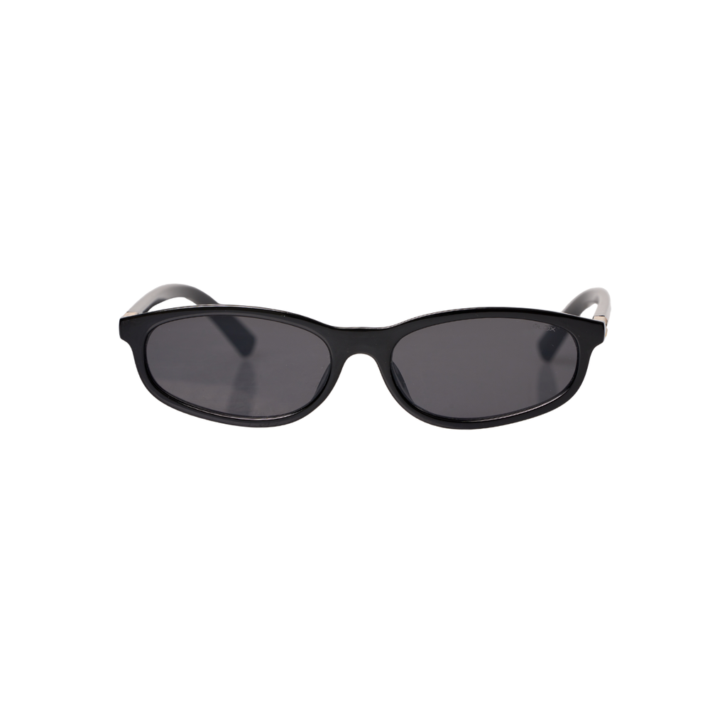 Óculos de Sol Hexagonais com Proteção UV400 Preto – LUMAVI Nice