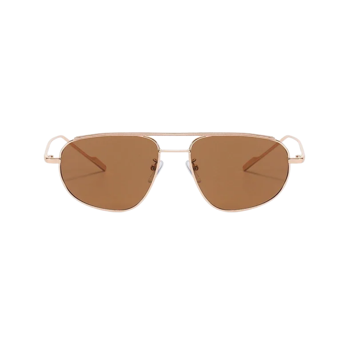 Óculos de Sol Aviador Polarizados com Proteção UV400 Marrom – LUMAVI Milano