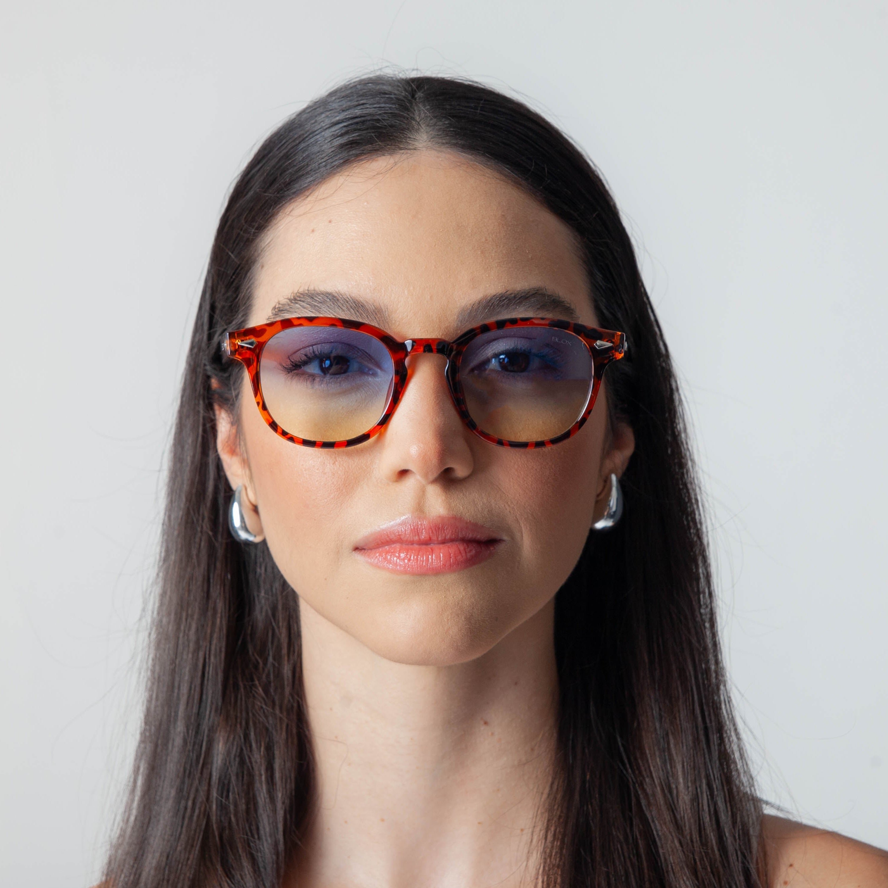 Óculos de Sol Polarizados com Proteção UV400 Degradê Azul – LUMAVI Marbella