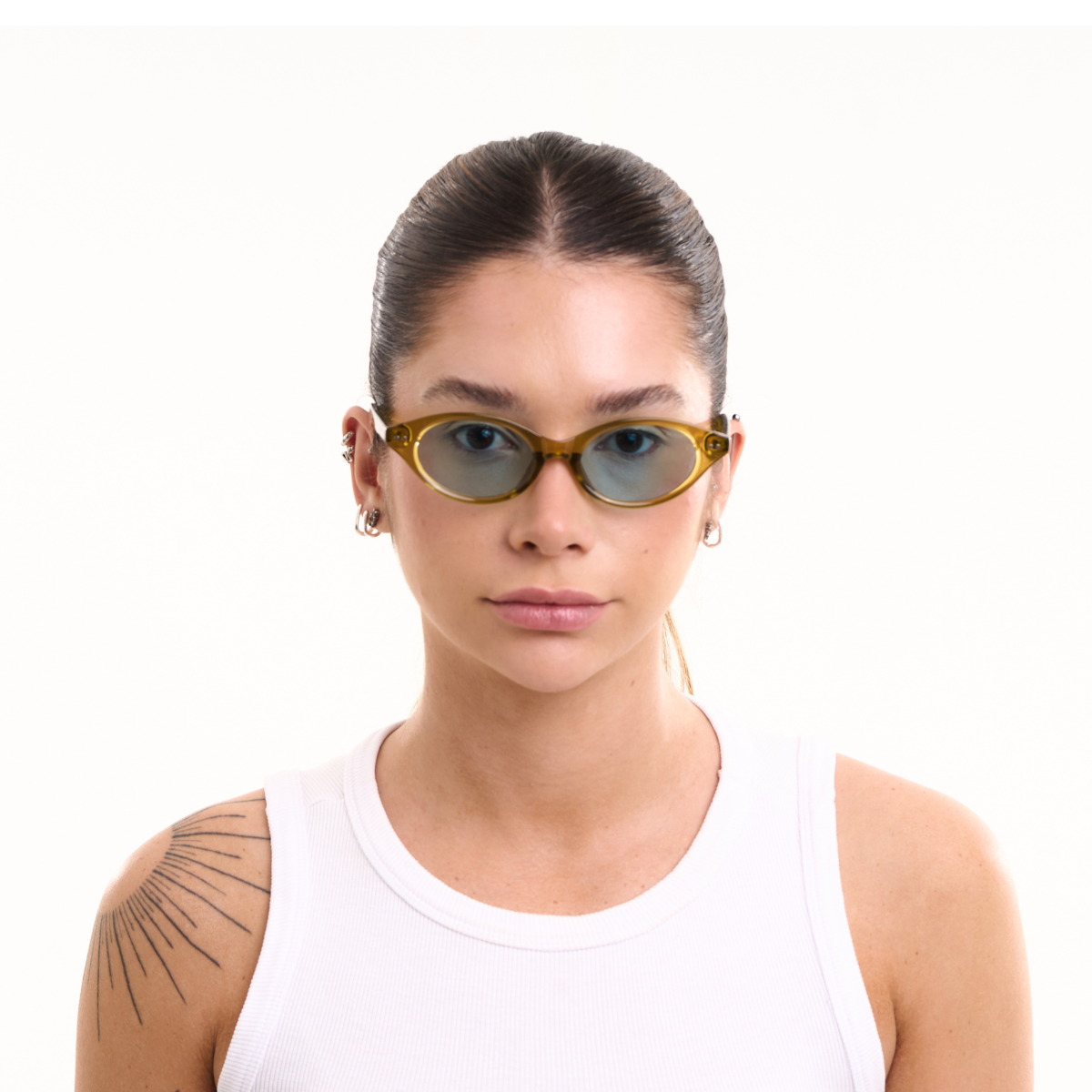 Óculos de Sol Clássicos com Proteção UV400 Azul – LUMAVI Veneza