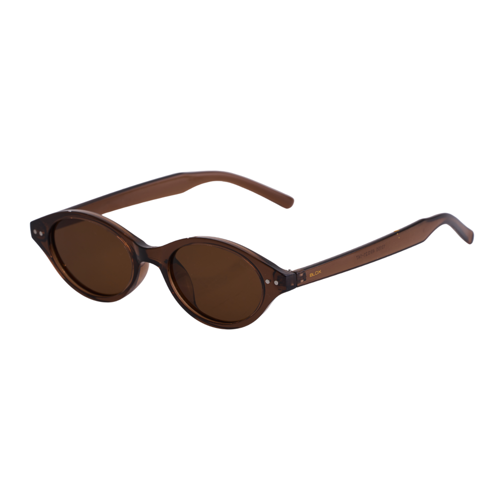 Óculos de Sol Clássicos com Proteção UV400 Marrom – LUMAVI Veneza
