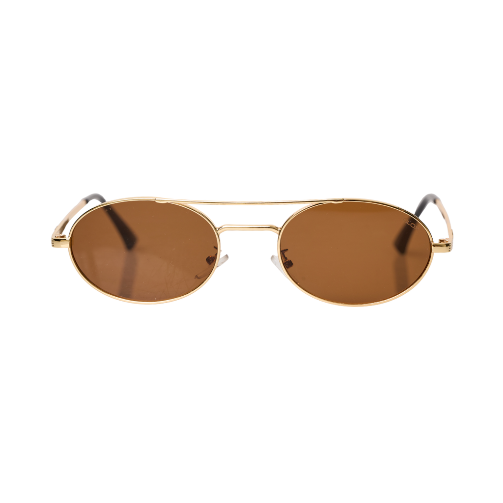 Gafas de Sol Cuadradas con Protección UV400 Marrón – LUMAVI Oporto