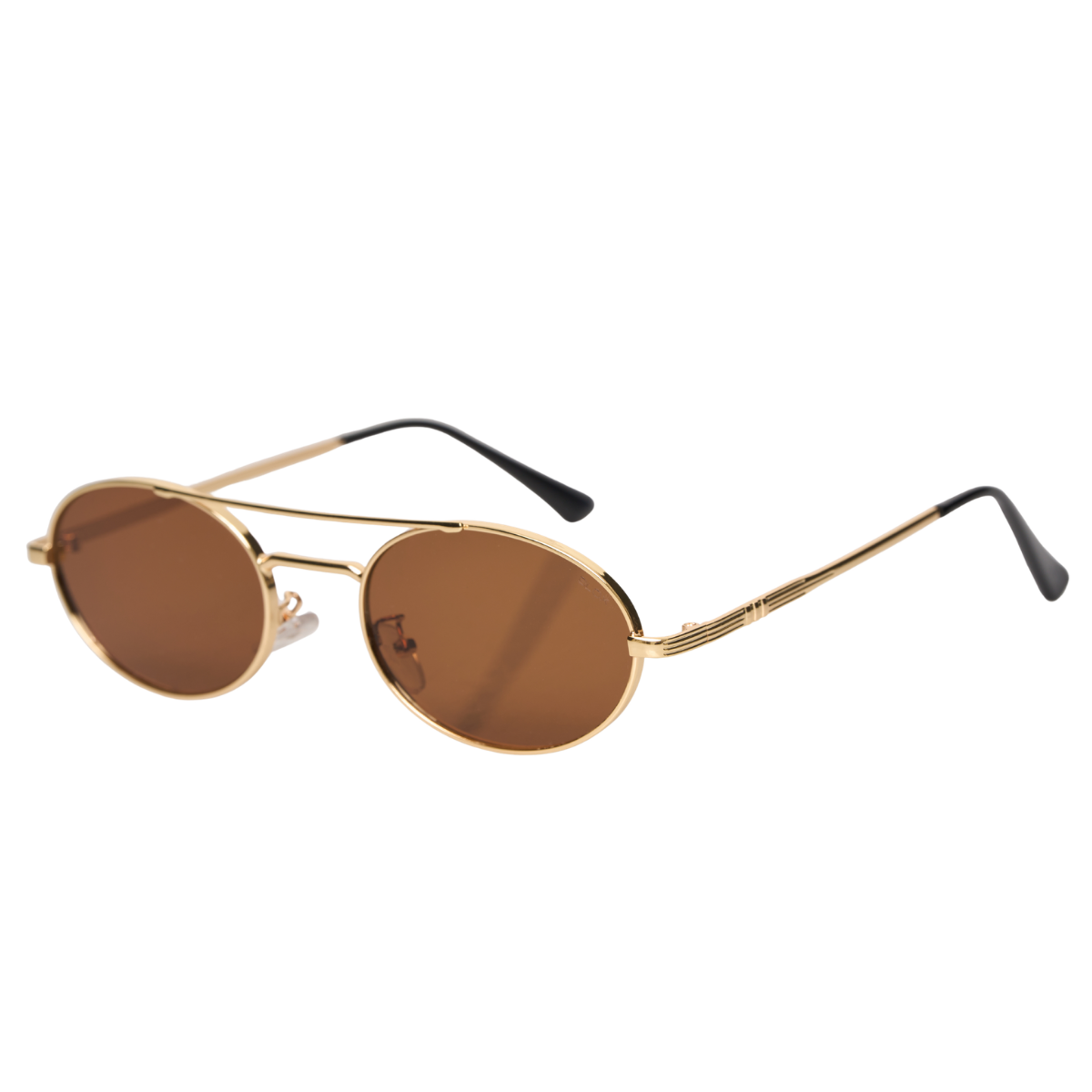 Óculos de Sol Quadrados com Proteção UV400 Marrom – LUMAVI Porto