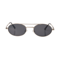 Óculos de Sol Quadrados com Proteção UV400 Prata/Preto – LUMAVI Porto