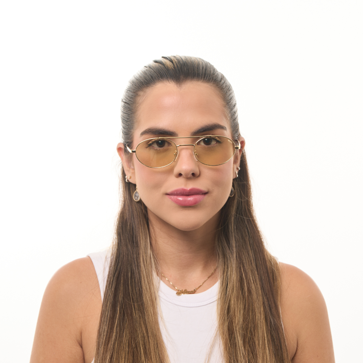 Óculos de Sol Quadrados com Proteção UV400 Verde – LUMAVI Porto
